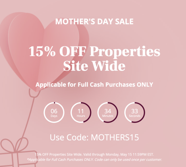 Mother's Day Gift Code %15 Sale for Cash Purchases Only at DiscountLots